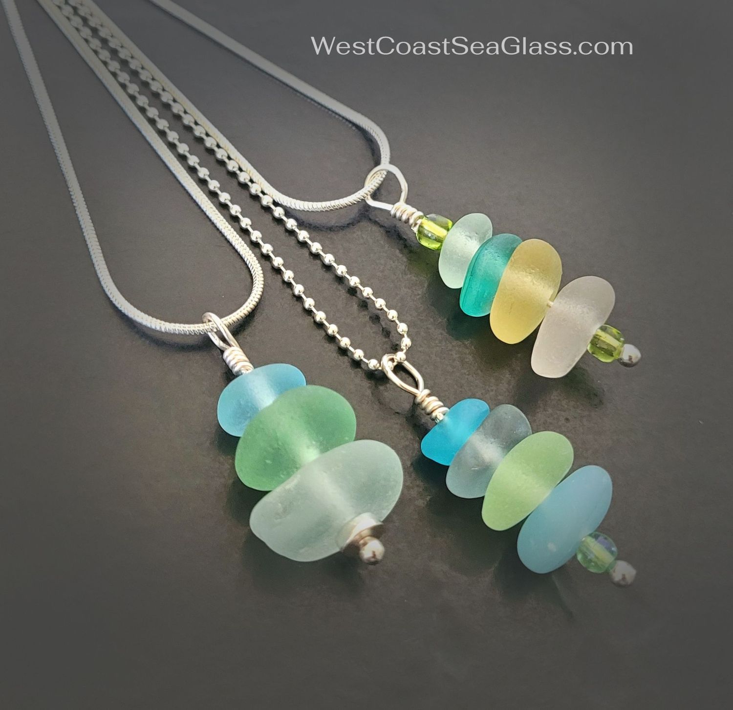 Dreamy Stacked Pastel Pendants