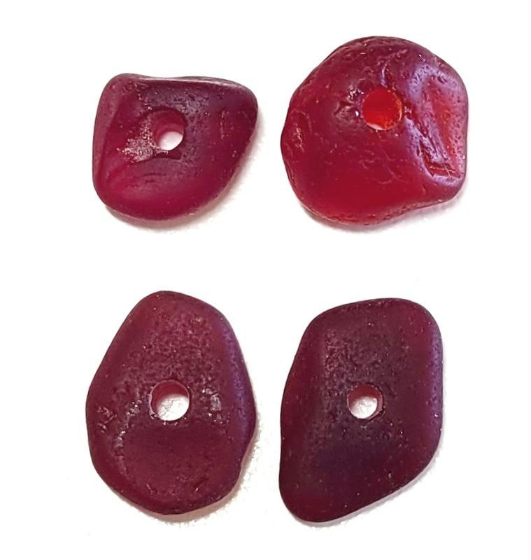 Rare Cranberry Red Pairs - 4 pcs