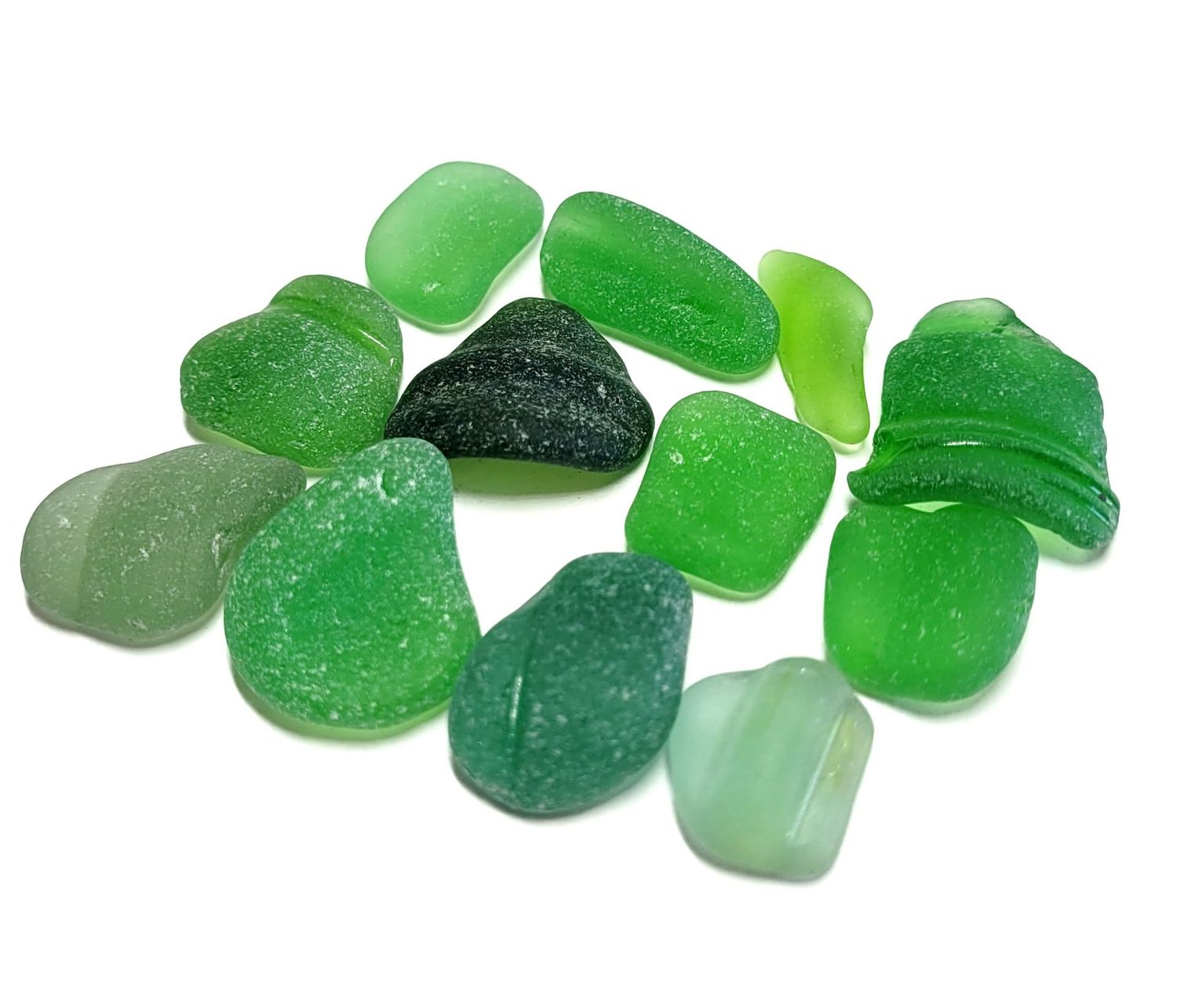 Green Mix Bottle Lips - 12pcs