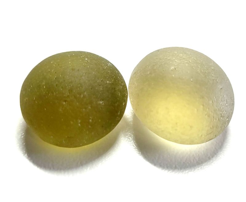 Golden English Ovals - 2pcs