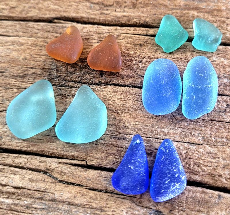 Blues and Amber Pairs - 10pcs