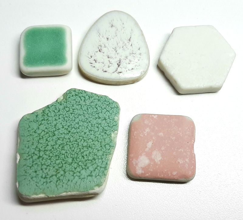 Pottery Tiles - 5Pcs