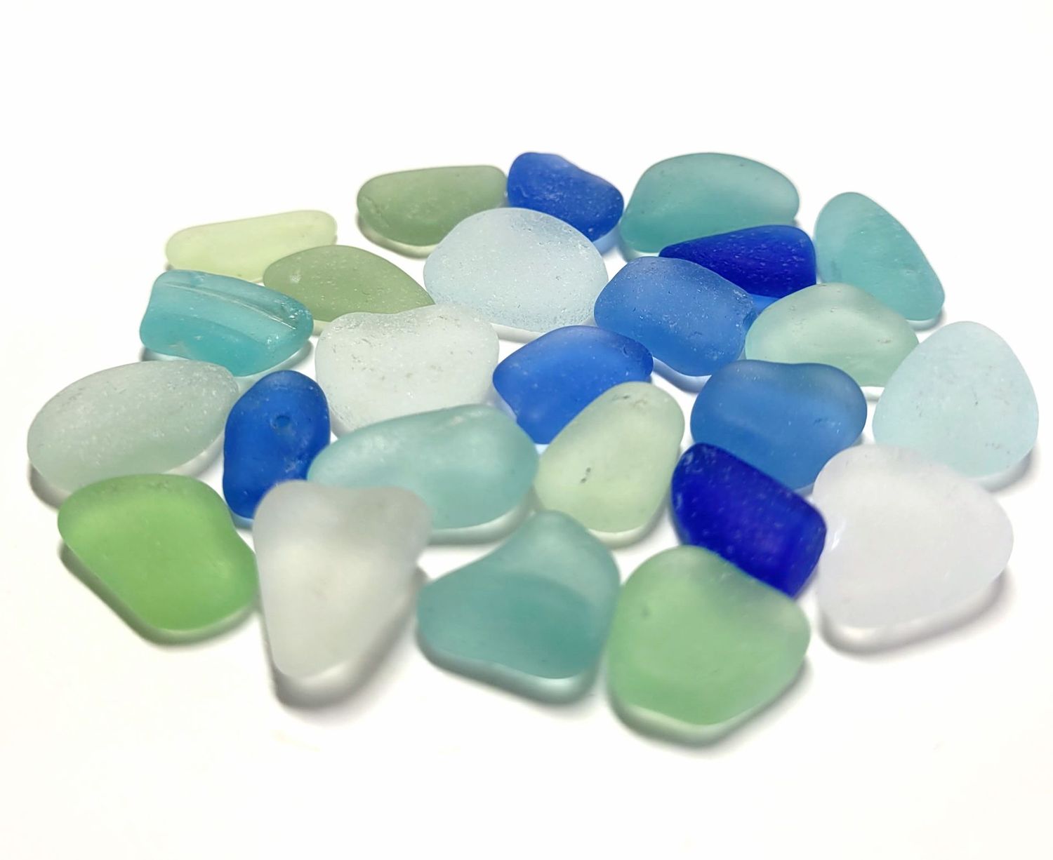 Pristine Pacific Glass - 25pcs