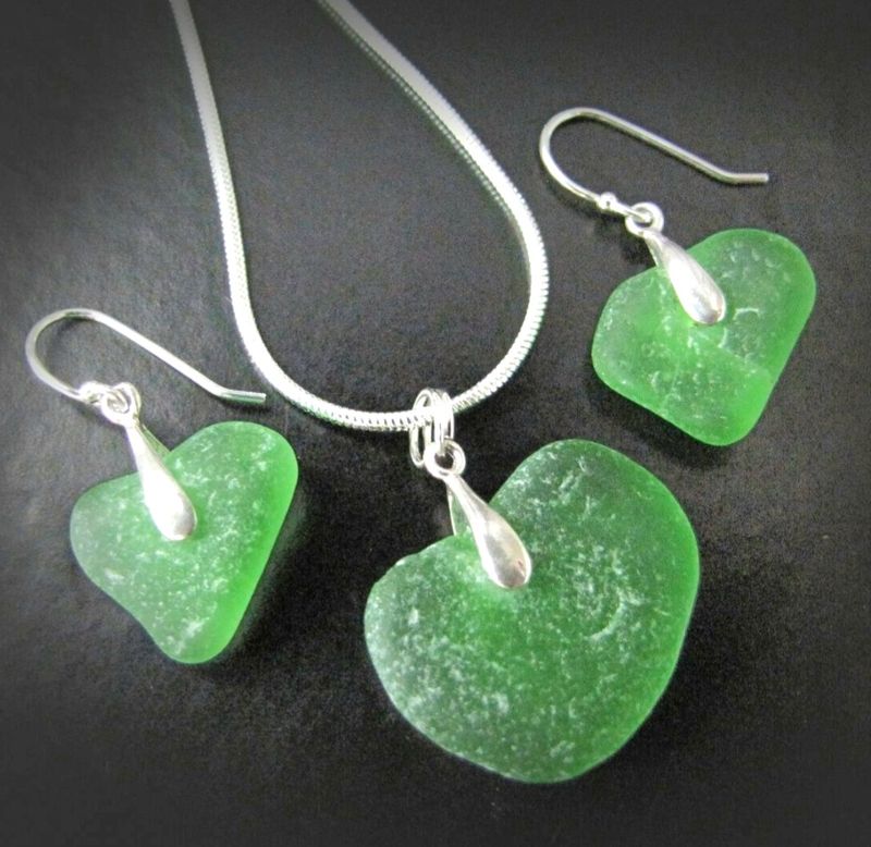 Green Hearts Gift Set