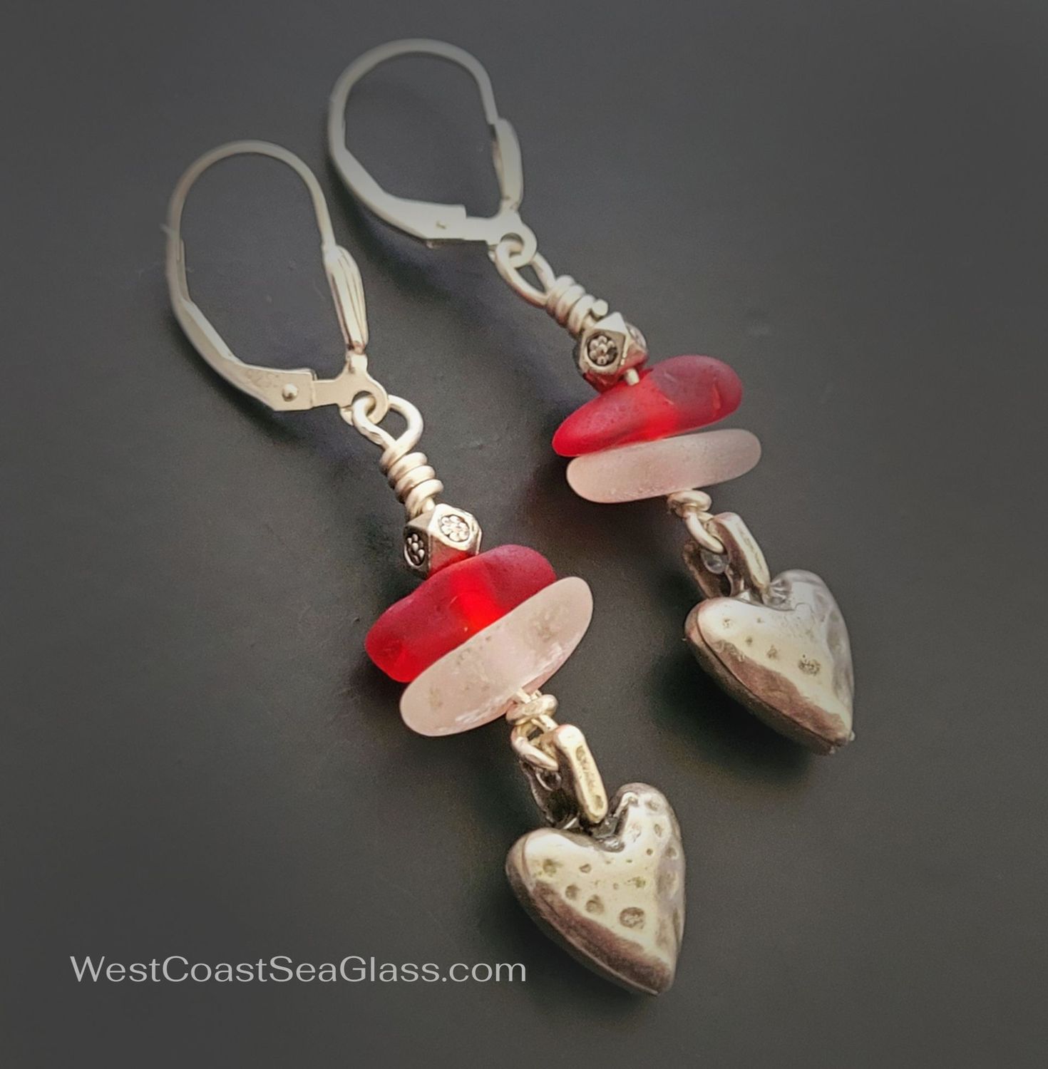 Rare Reds w/Hammered Heart Charms