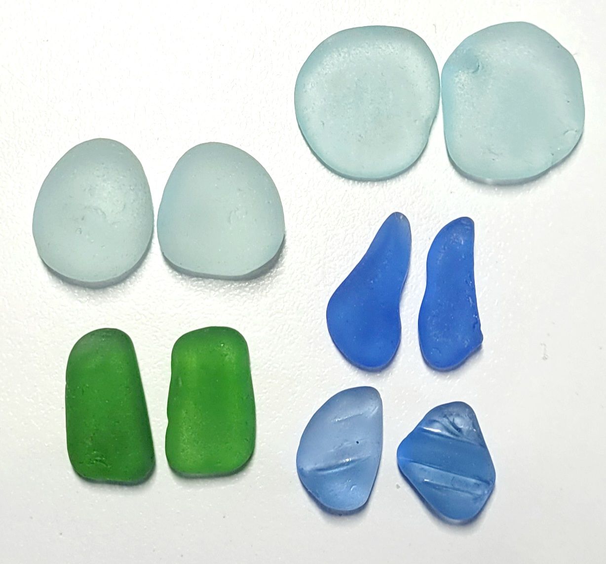 5  Pairs Blues & Greens