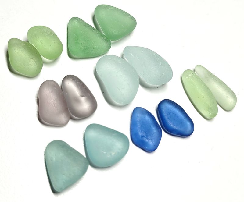 7  Pairs of  Lavender, Greens, and More