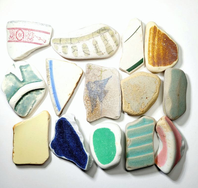 Nautical Pottery Mixed Bag - 14pcs