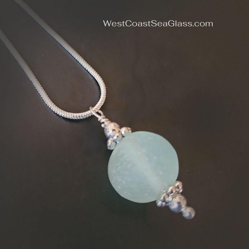 Rare, Soft Blue Green Marble