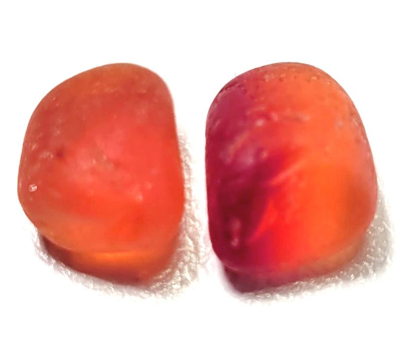 Rare Orange  Amberina Pair