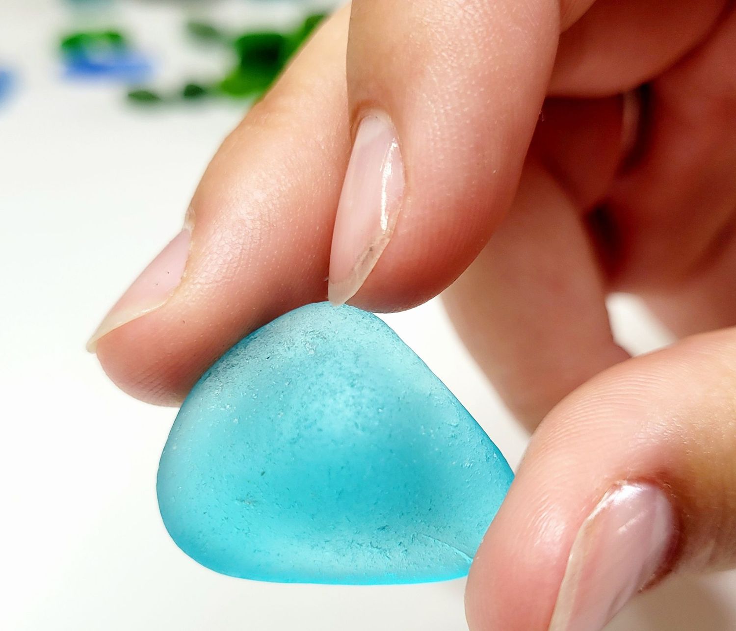 African Large Aqua Blue