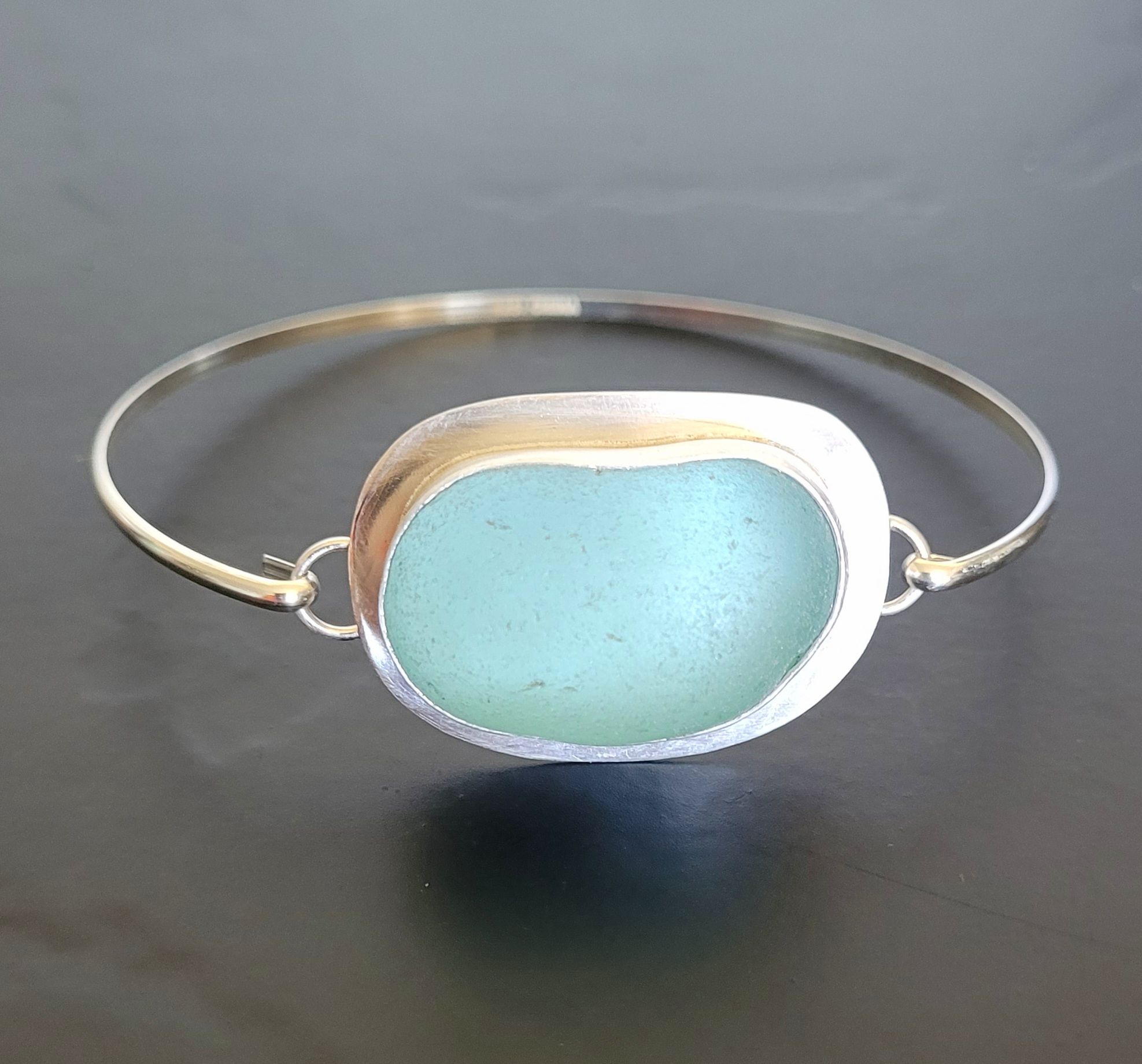 Aqua Blue Statement Bracelet