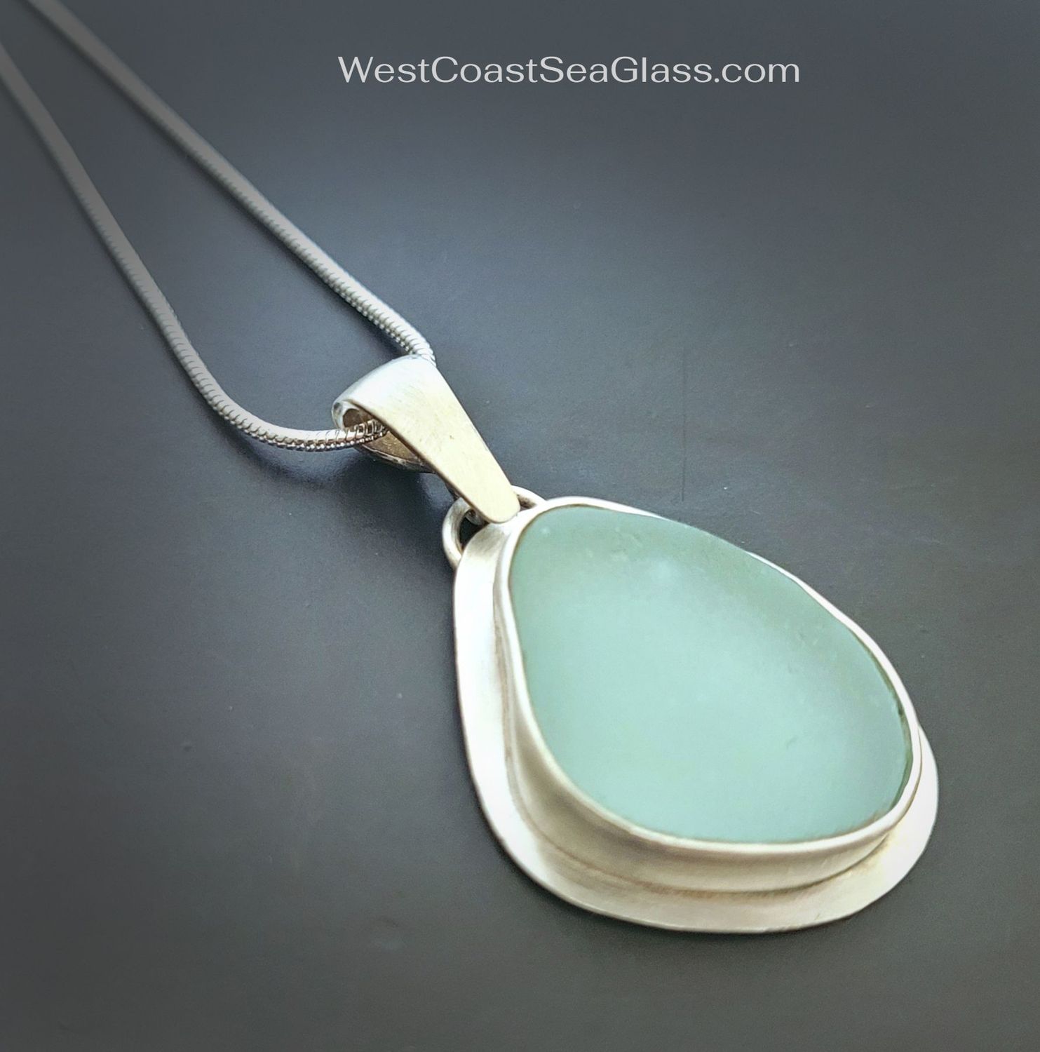 Soft Aqua Blue Pendant