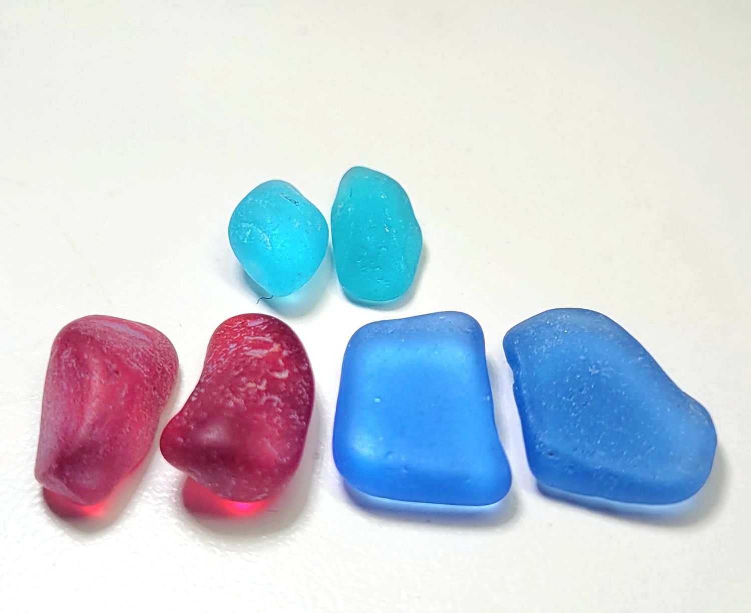 Blues and Red Pairs - 6pcs