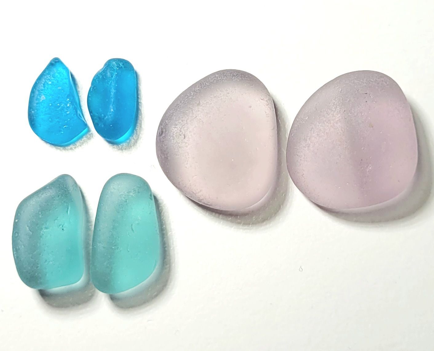 3  Pairs of  Lavender, Turquoise, and Aqua