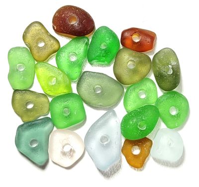 Mixed Lot Center Drilled-19pcs