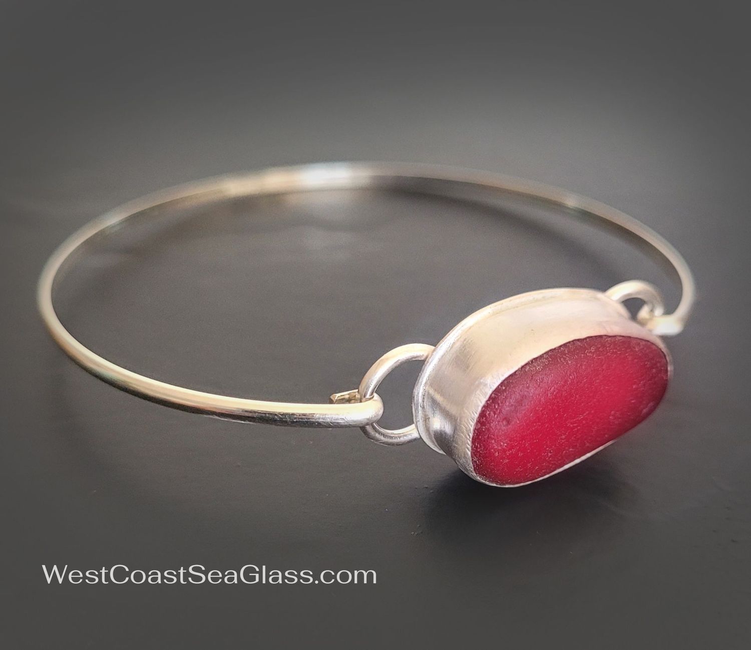 Brightest Red, Sterling Bracelet