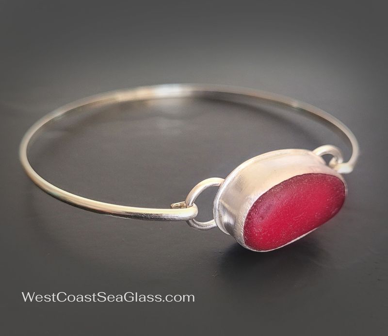 Brightest Red, Sterling Bracelet