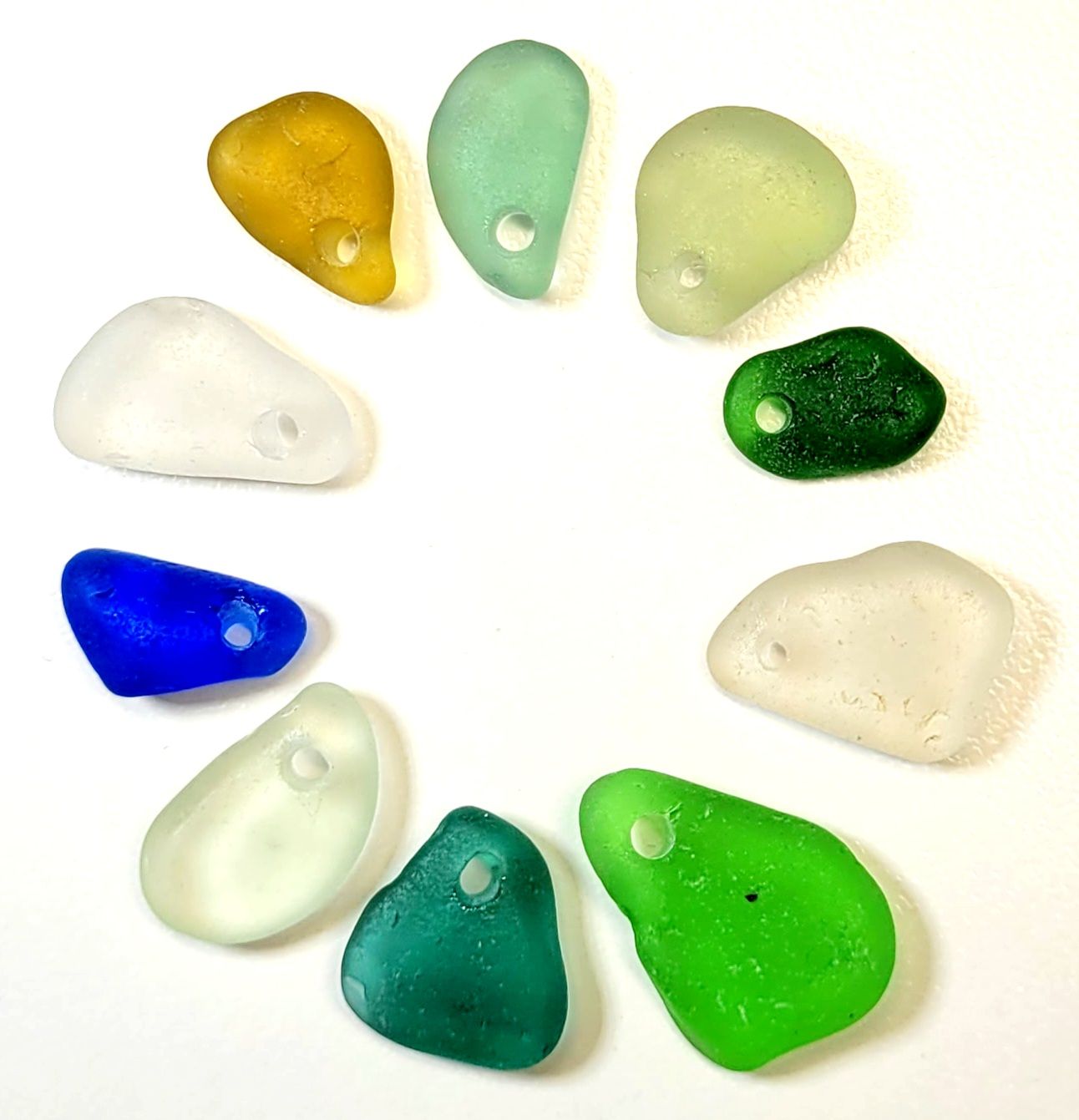 Top Drilled English Pieces  - 10 pcs