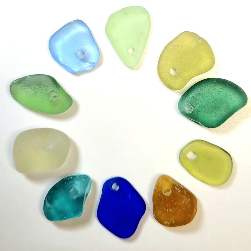 Top Drilled U.K. Pieces-10pcs