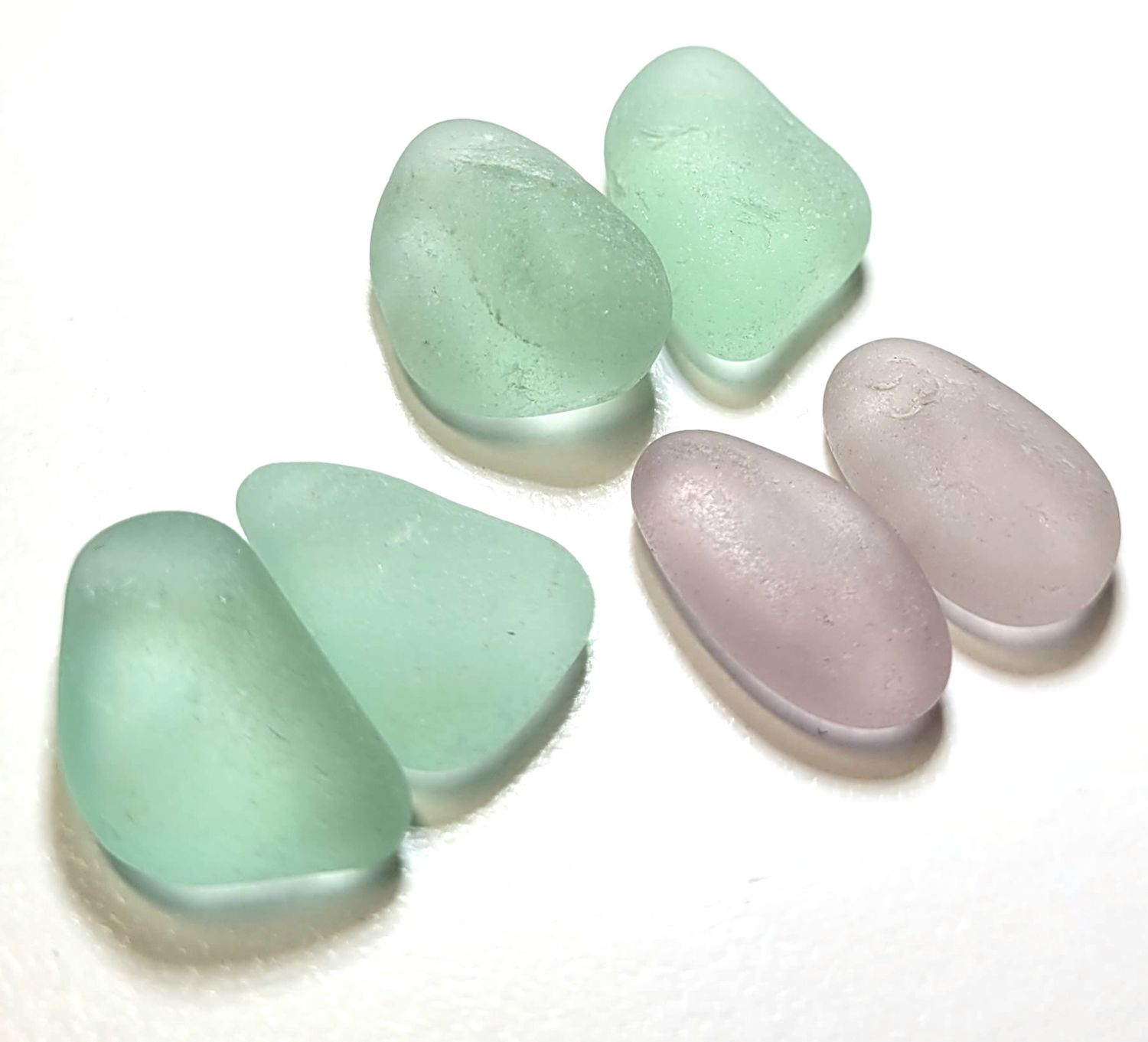Lavender & Seafoam Pairs - 6 pcs