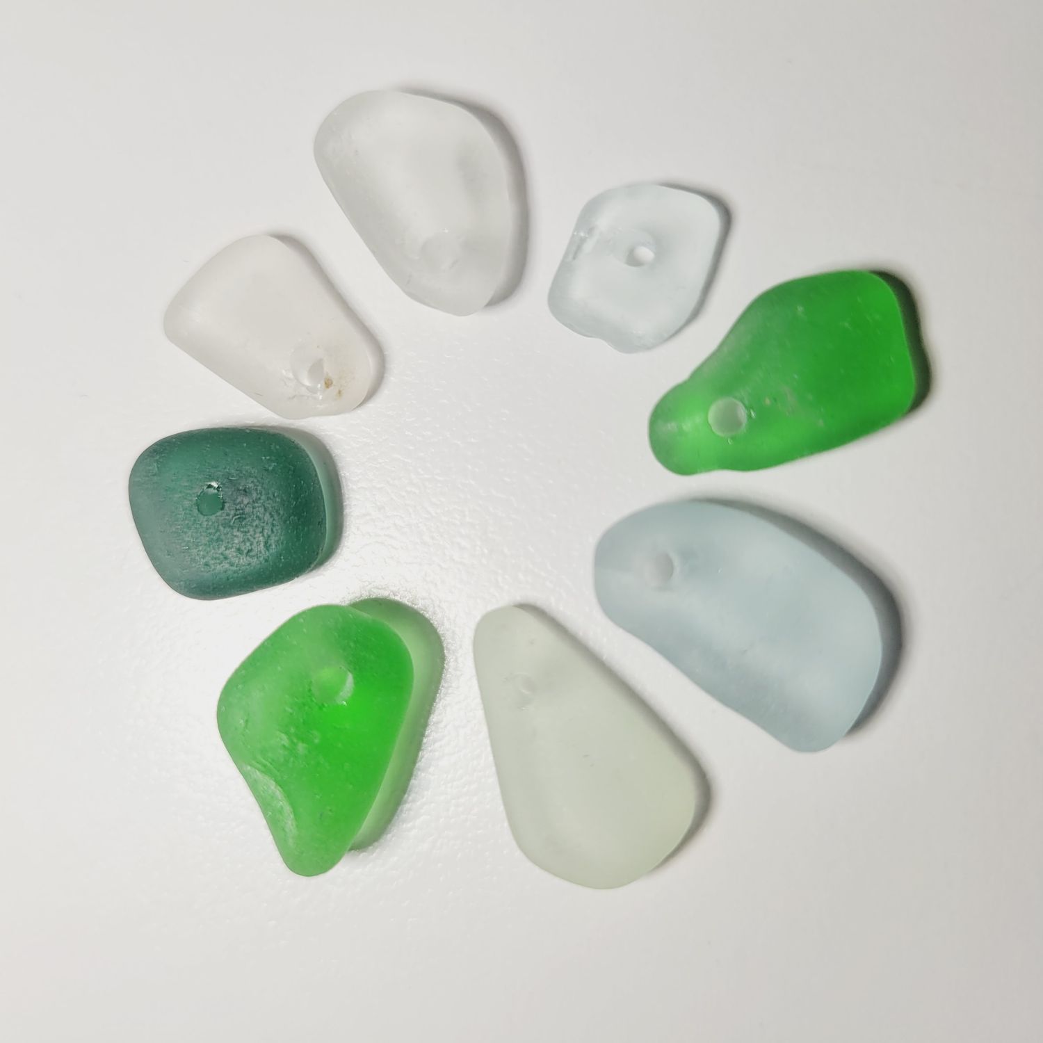 Drilled Mixed Lot - 8pcs