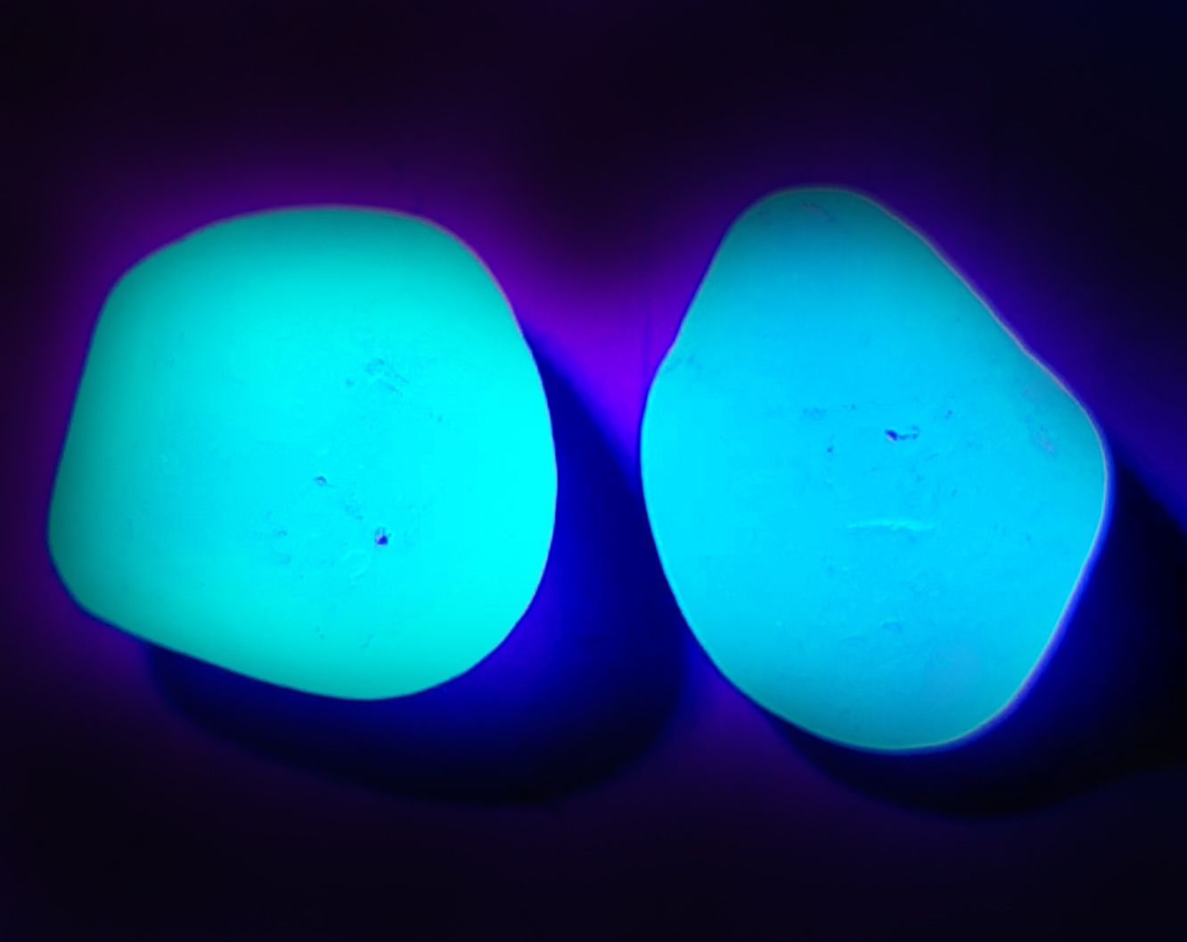 Rare UV Glowing Pair