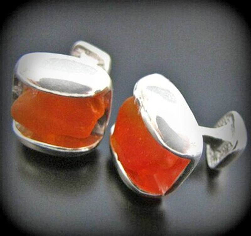Rare, Orange Cufflinks