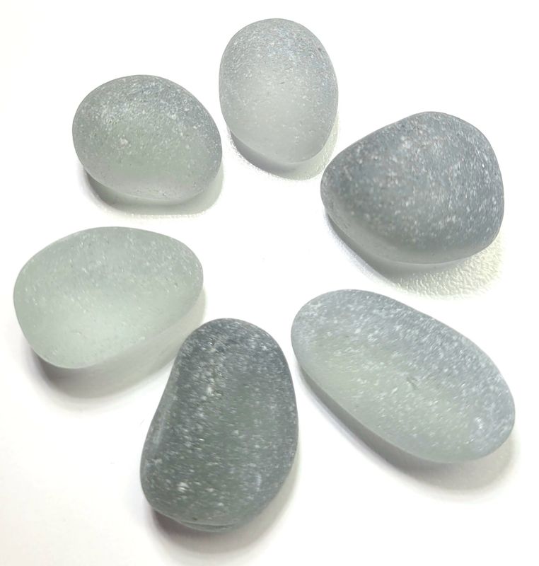 Slate Grey Bubbles - 6pcs