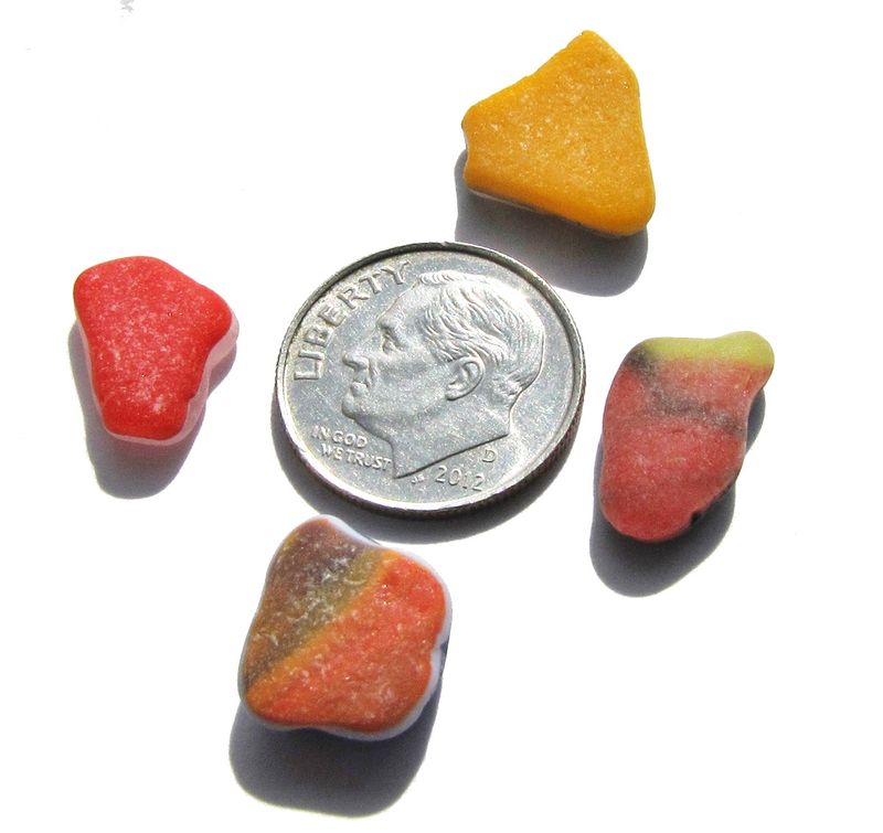 Eclectic Art Glass - 4pcs Eclectic Art Glass - 4pcs