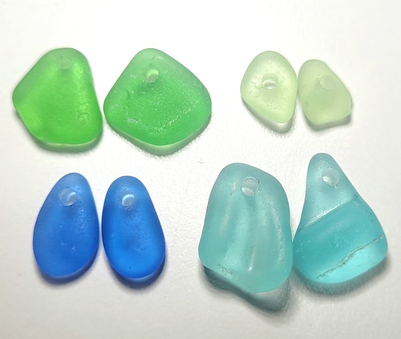 Drilled Pacific Pairs - 8pcs.