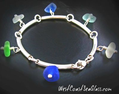 Ocean's Charms Sea Glass Bracelet Ocean's Charms Sea Glass Bracelet