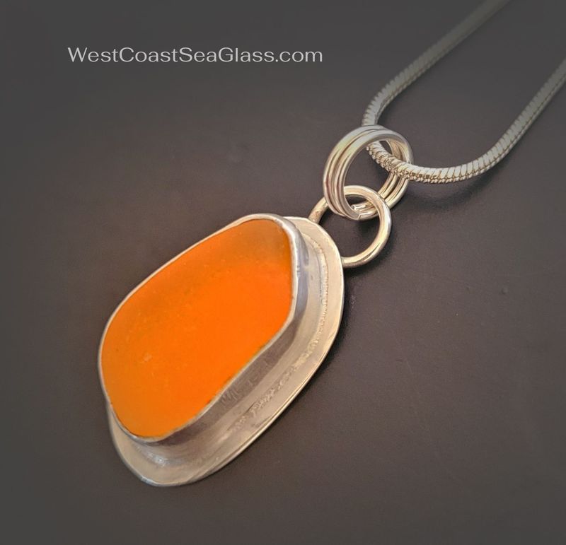 Brightest, Rarest, Orange Necklace