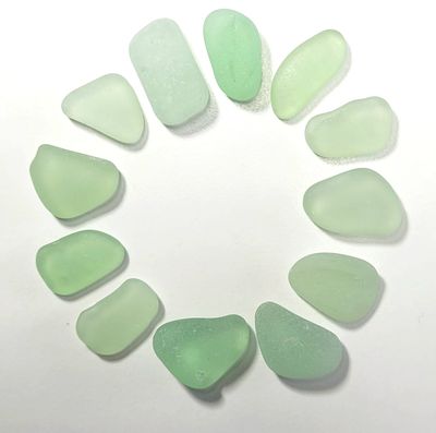 Nova Scotia Seafoam Greens - 12pcs