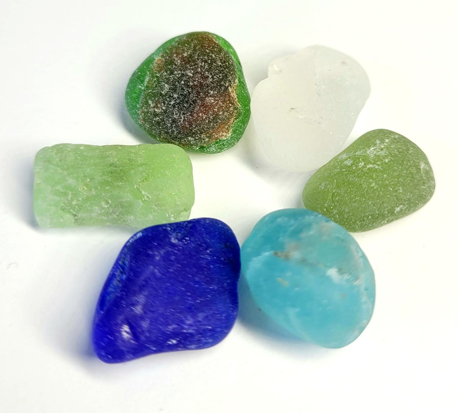 Bonfire Blues, Greens, White- 6pcs