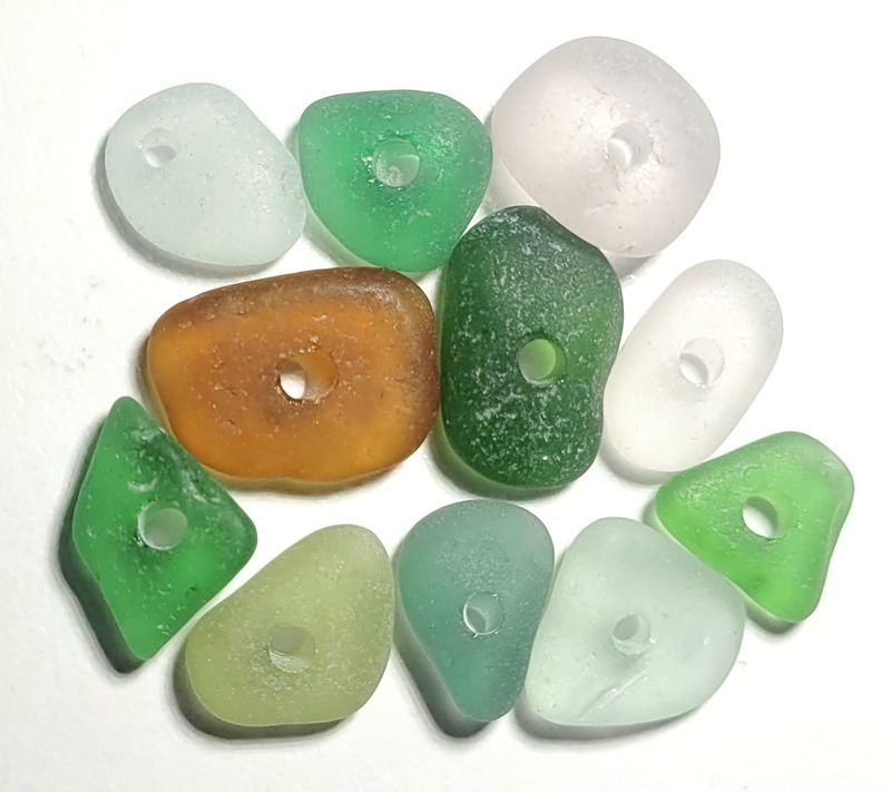 Center Drilled Caribbean - 11 pcs Center Drilled Caribbean - 11 pcs