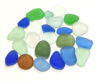 Petite Pacific Sea Glass - 23pcs