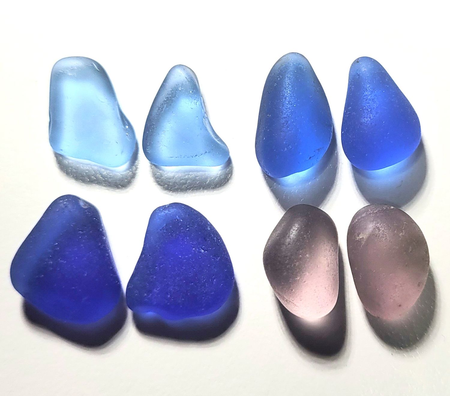 Sea Glass Pairs - 8 Pcs Sea Glass Pairs - 8 Pcs