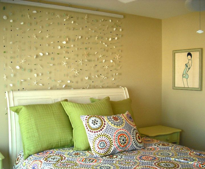 Sea Glass & Sea Shell Wall Hanging - 350pcs Sea Glass & Sea Shell Wall Hanging - 350pcs