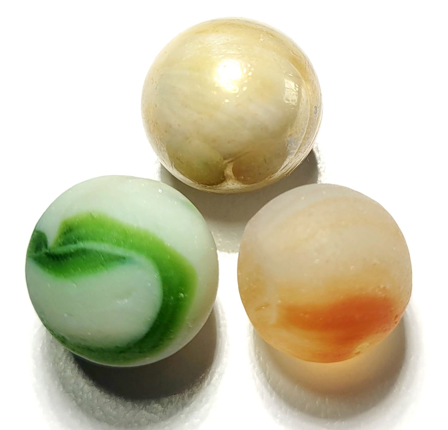 Antique Seaworn Marbles - 3pcs Antique Seaworn Marbles - 3pcs