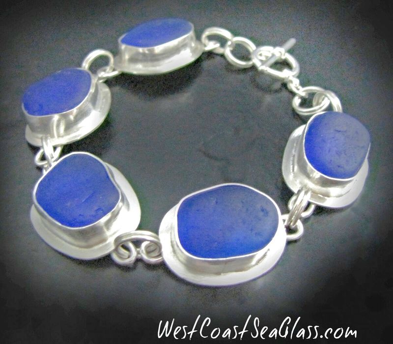 Cobalt Blue Bezel Bracelet