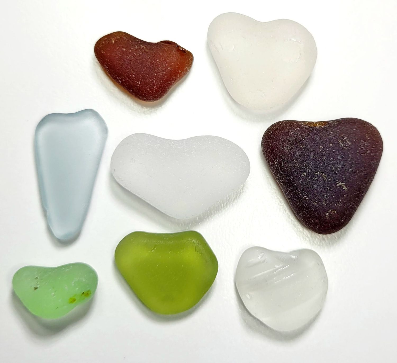 Hearts of Many Colors- 8pcs