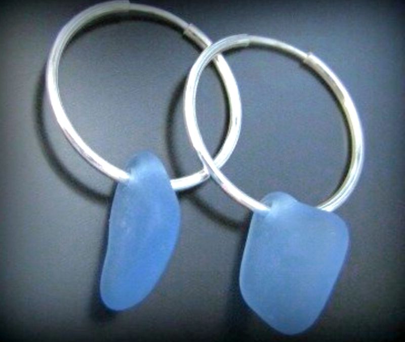 Cornflower Blue Hoops Cornflower Blue Hoops