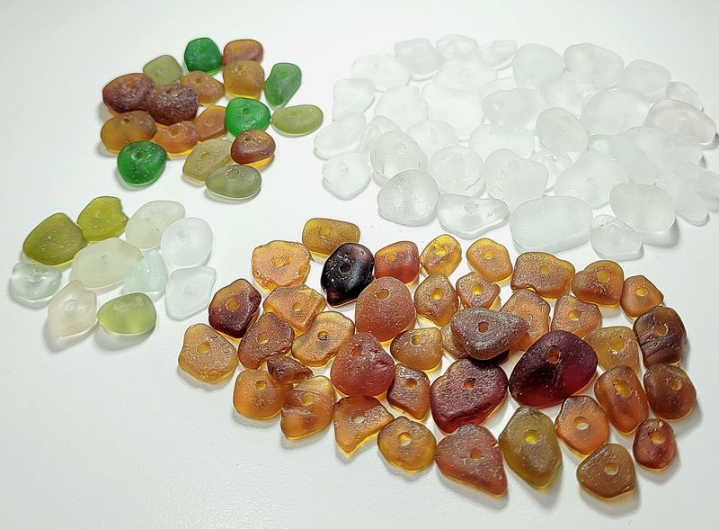 Huge Mixed Center Drilled Lot - 106pcs Huge Mixed Center Drilled Lot - 106pcs