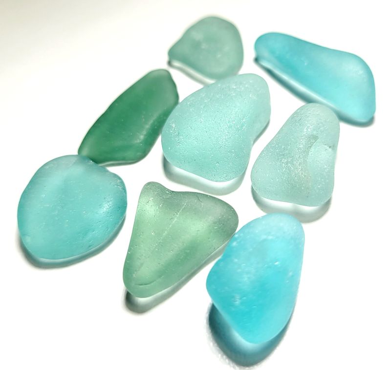 Deep Aqua Blues - 8pcs