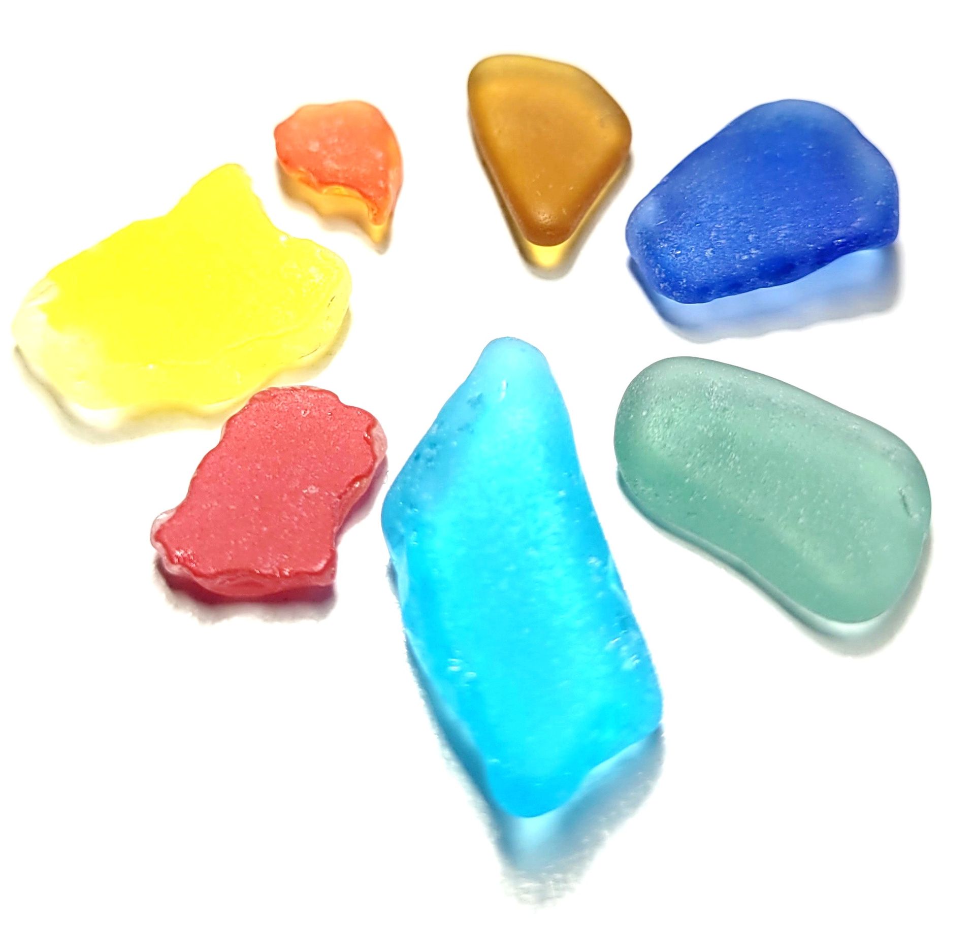 Greek Art & Flash Glass- 7pcs