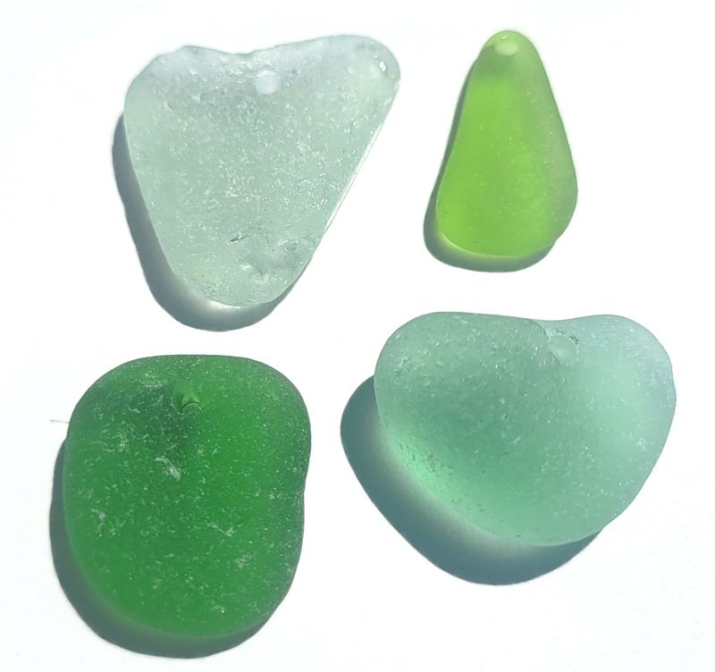 Large Top Drilled Greens - 4pcs