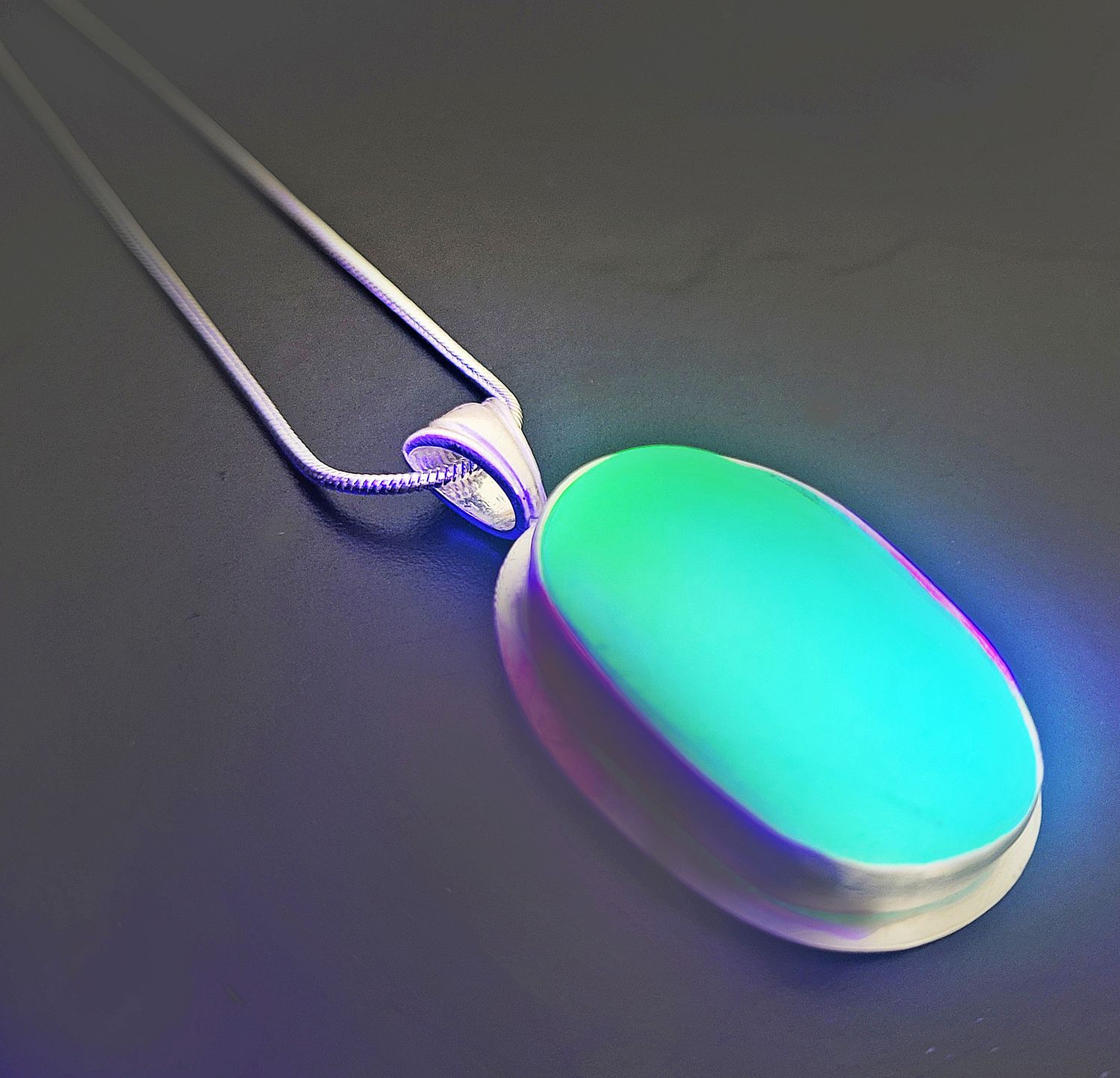 LARGEST UV Lime Necklace