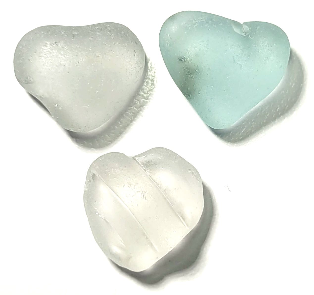 Trio of Chubby Hearts - 3pcs