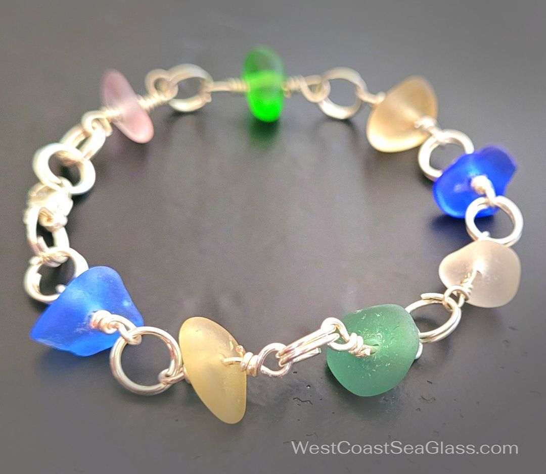 Ahoy! Sea Glass Eyelet Bracelet Ahoy! Sea Glass Eyelet Bracelet